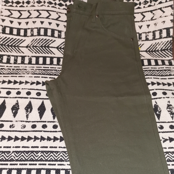 NAKED&FAMOUS BNWT 29 Military Green! - Picture 2 of 5